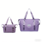 Kruckel Tote Bag for Women, Lightweight Tote Bag with Compartments Shoulder Bag Handbag for Travel, Work, Gym (Lavender)