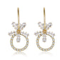 KRUCKEL Butterfly Flower Earrings Jewelry for Women | Wedding, Birthday, Graduation and Anniversary | Mom, sister, fiancee, wife, Great Gift for her (Orchid)