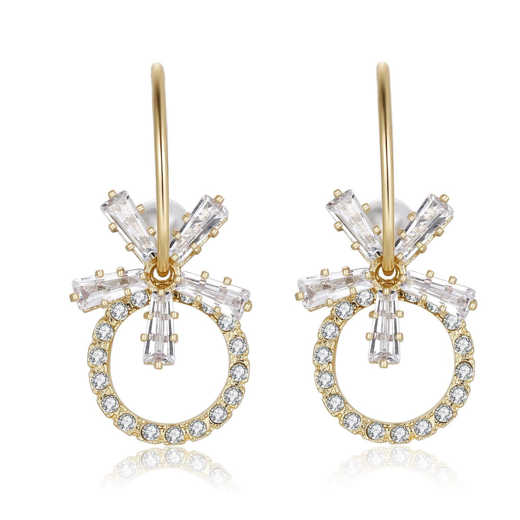 KRUCKEL Butterfly Flower Earrings Jewelry for Women | Wedding, Birthday, Graduation and Anniversary | Mom, sister, fiancee, wife, Great Gift for her (Orchid)