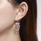 KRUCKEL Butterfly Flower Earrings Jewelry for Women | Wedding, Birthday, Graduation and Anniversary | Mom, sister, fiancee, wife, Great Gift for her (Orchid)