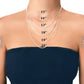 Kruckel; 5021030 Butterfly Rose Gold Plated Necklace Made with Austrian Crystals;