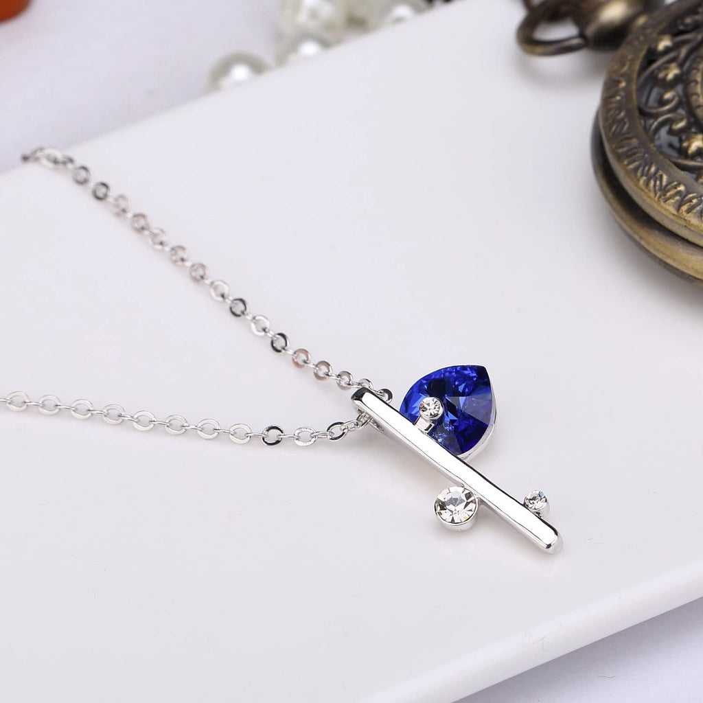 Kruckel; 5071030 Key to Success, Bright Future Brilliant Beacons of Optimism and Hope necklace made with Swarovski Crystals;