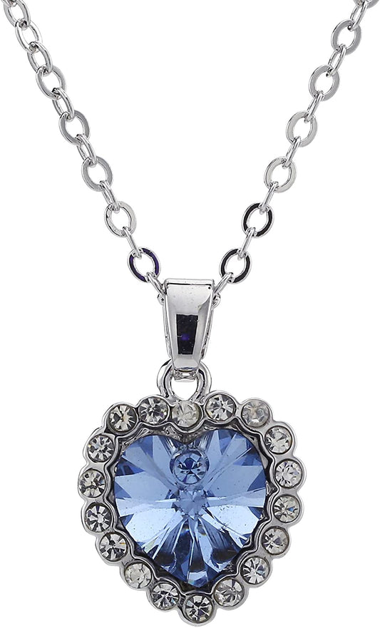 Kruckel; 5041030 Romantic heart Necklace with Swarovski® Element crystal;