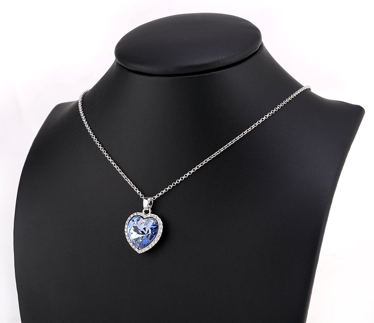 Kruckel; 5041020 Romantic heart Necklace with Swarovski® Element crystal;
