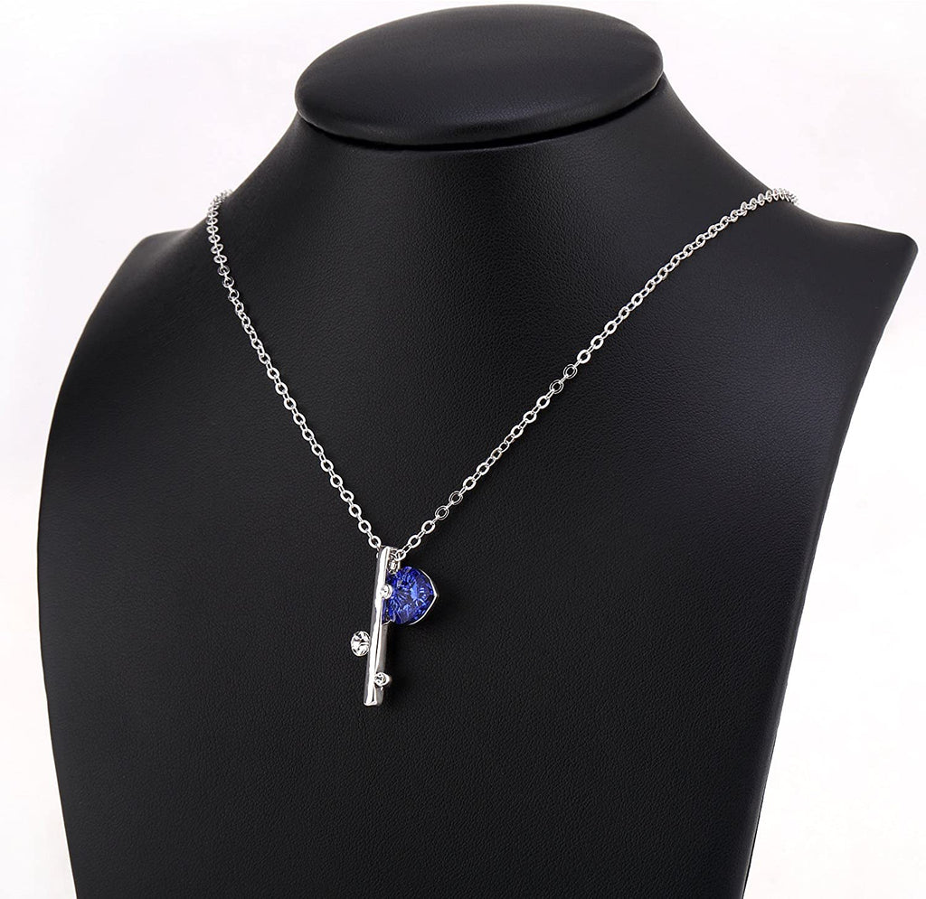Kruckel; 5071030 Key to Success, Bright Future Brilliant Beacons of Optimism and Hope necklace made with Swarovski Crystals;