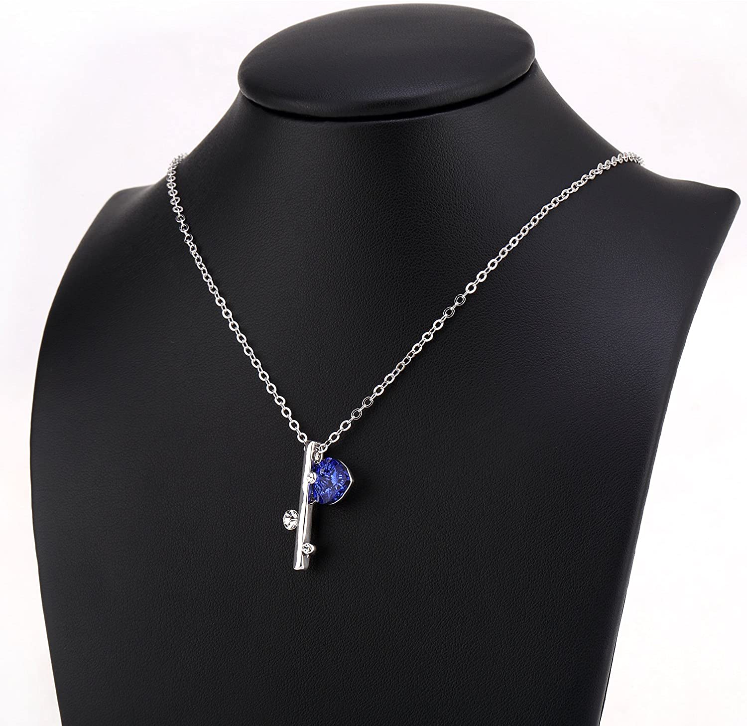 Kruckel; 5071030 Key to Success, Bright Future Brilliant Beacons of Optimism and Hope necklace made with Swarovski Crystals;