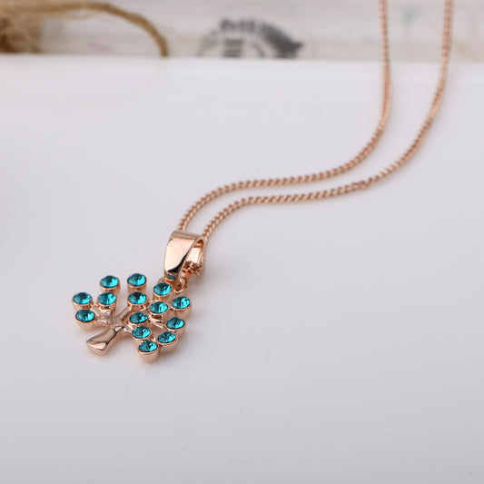 Tree of Life Swarovski Crystals Necklace