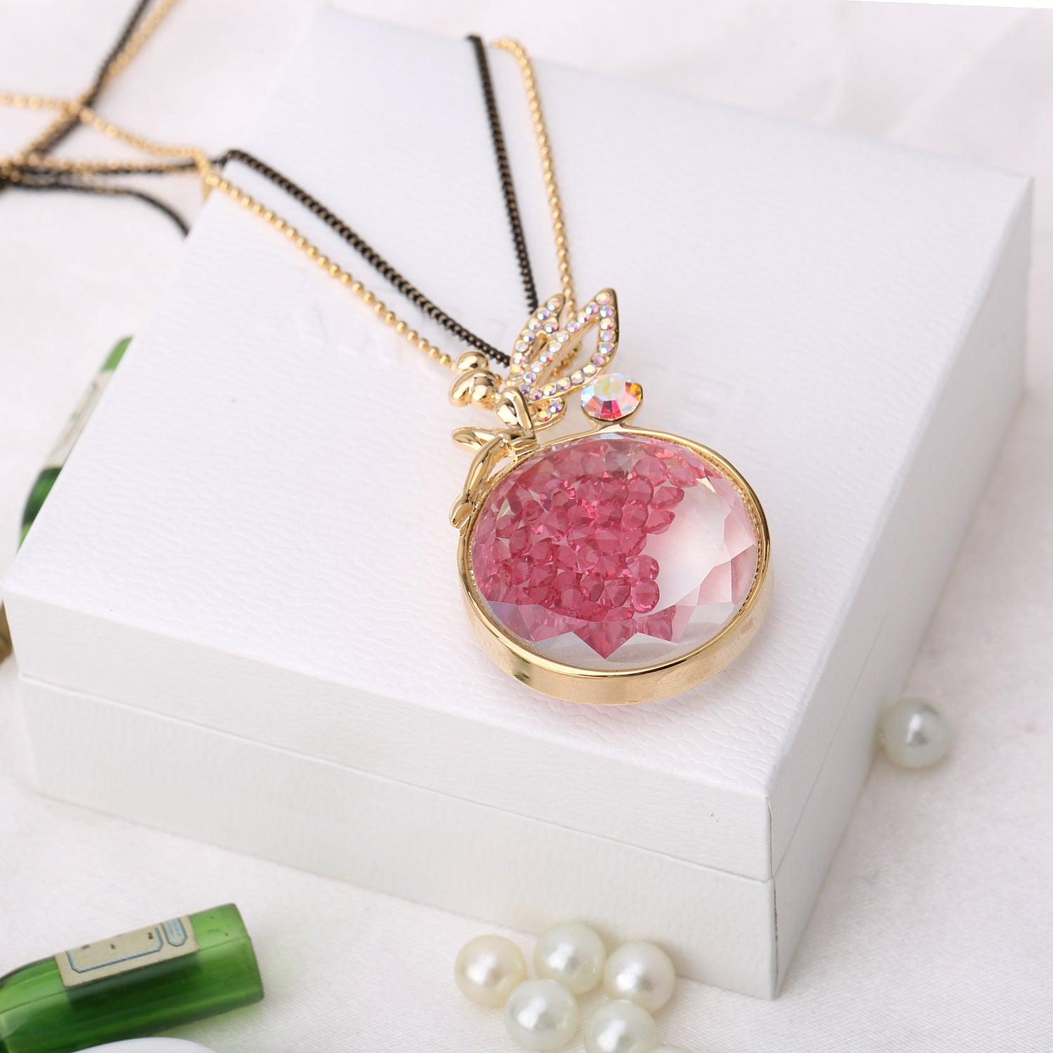 Be your Angel Standby you always Swarovski Crystals Necklace