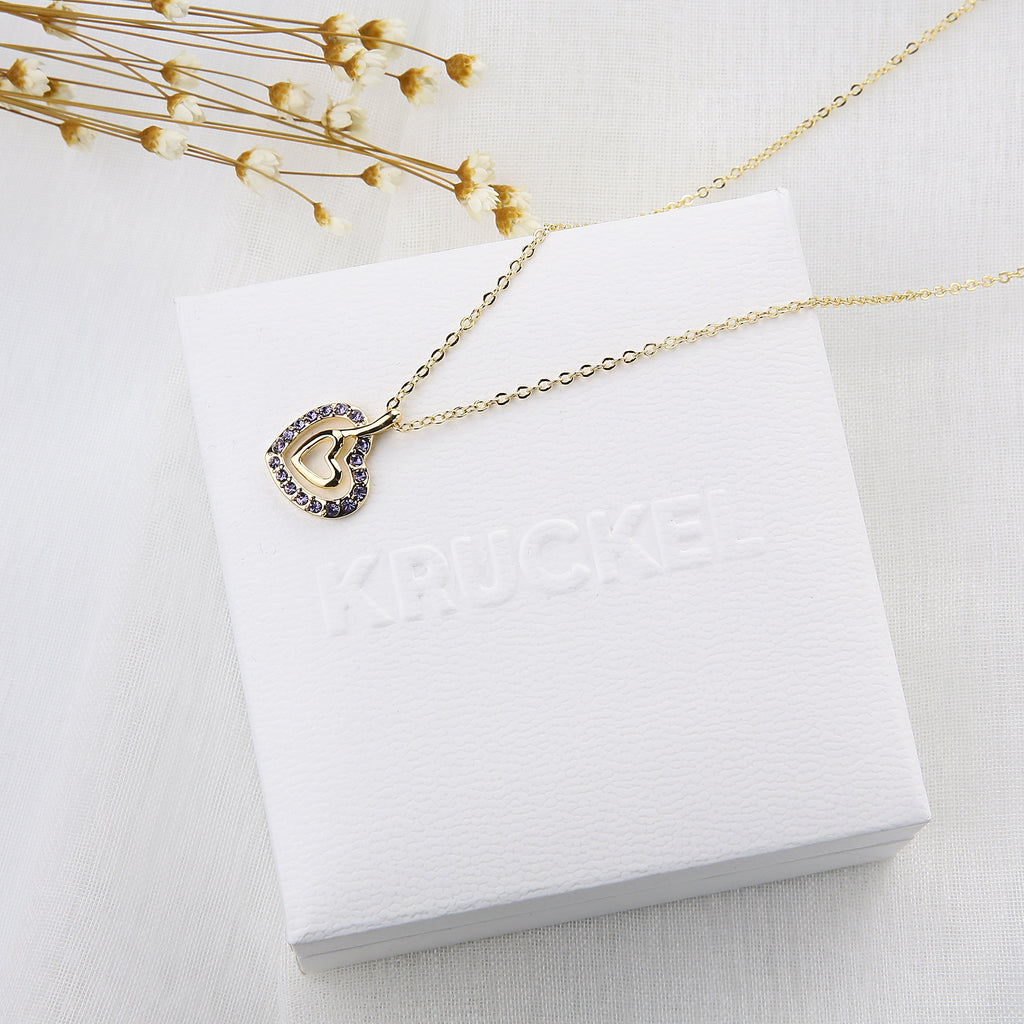 You are not alone Crystals Necklace