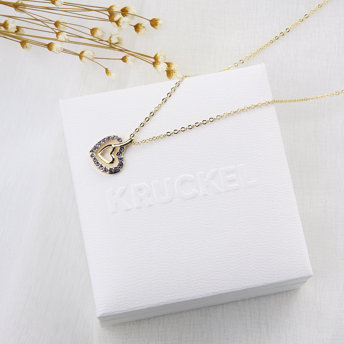 You are not alone Crystals Necklace