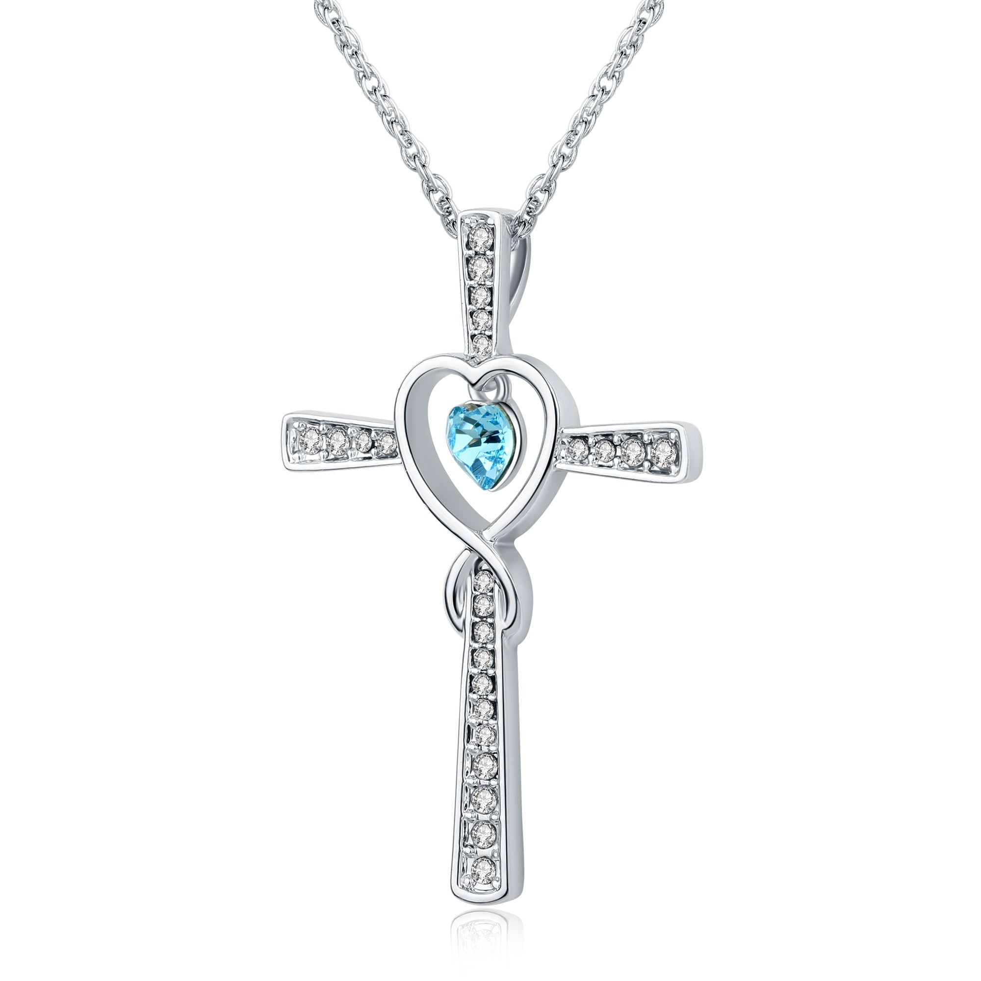 You are my Hiding Place Swarovski Crystals Necklace