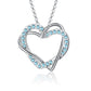 We are joint together Crystals Necklace