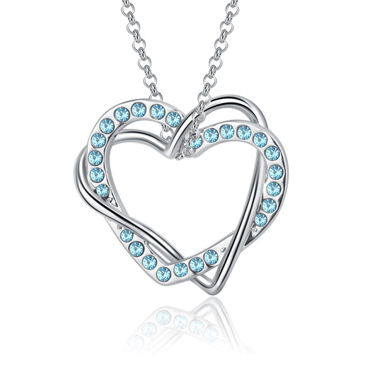 We are joint together Crystals Necklace