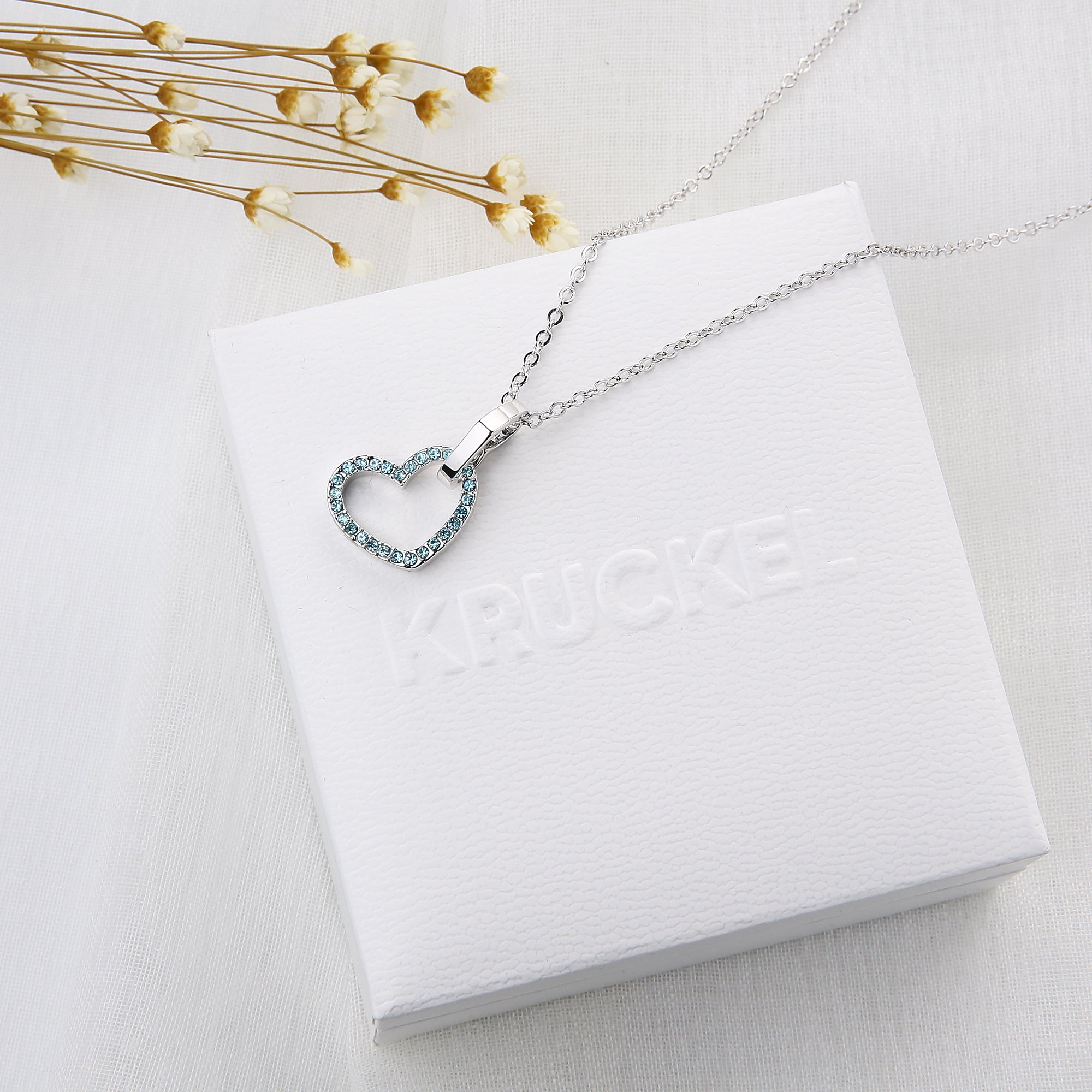 Love you forever Crystals Necklace