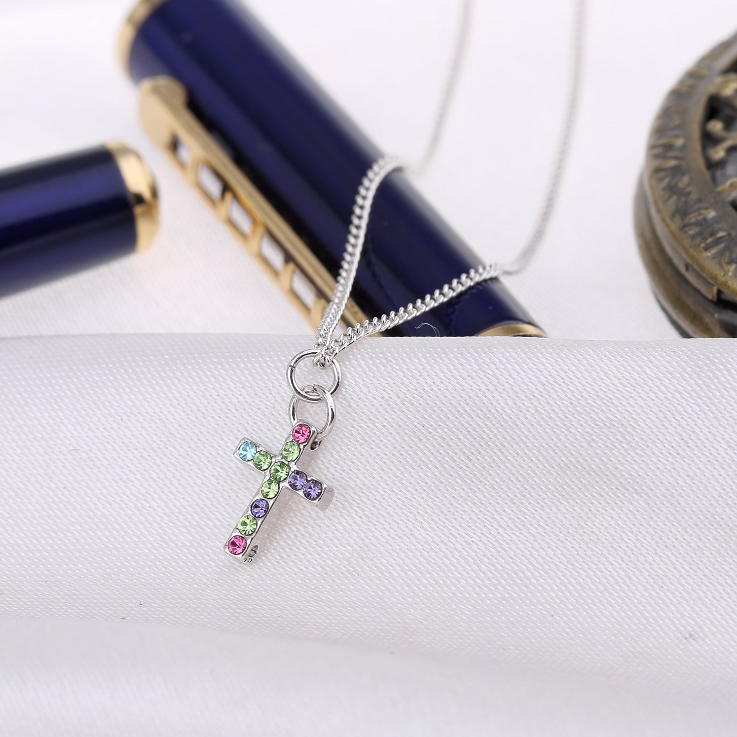 Almighty King Swarovski Crystals Necklace