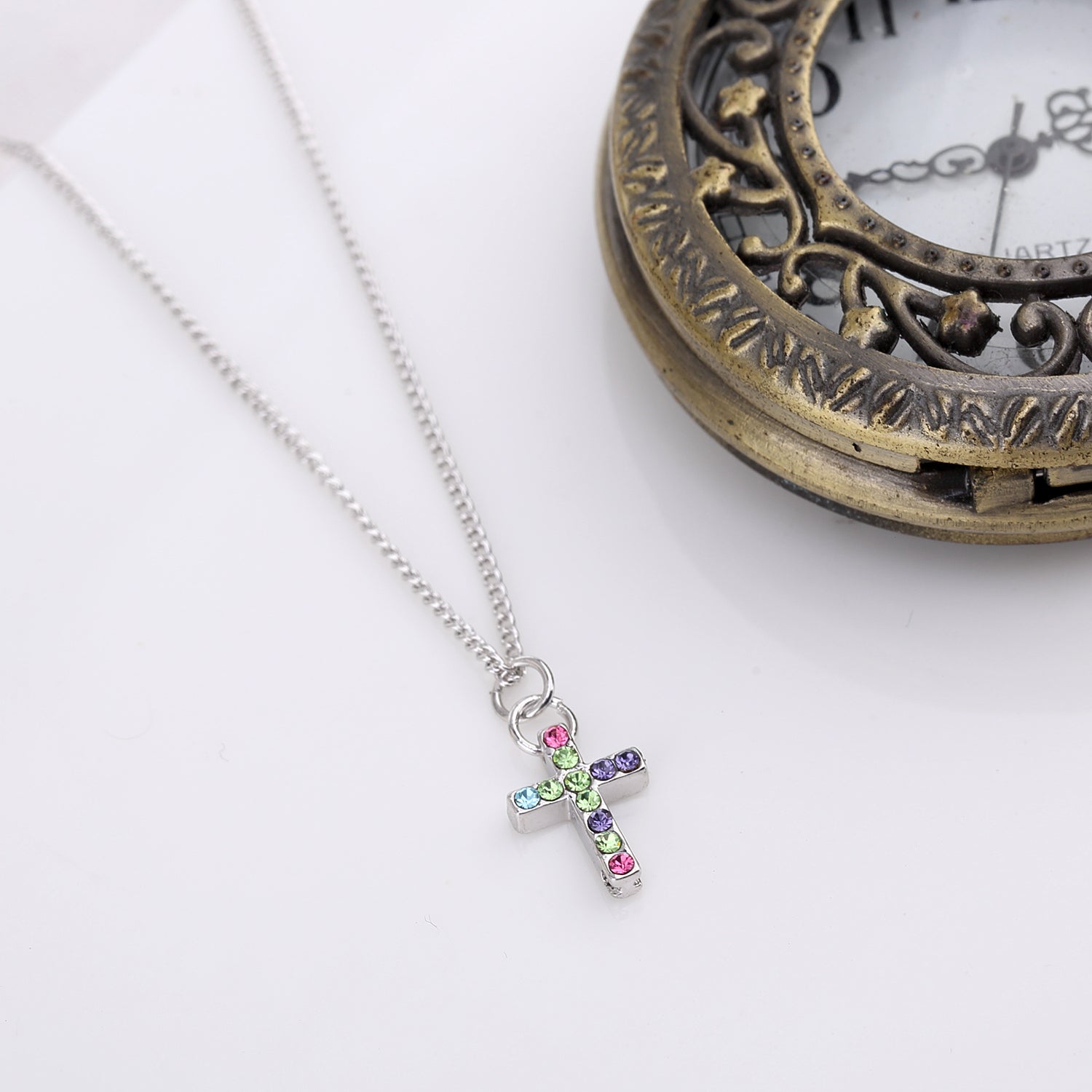 Almighty King Swarovski Crystals Necklace