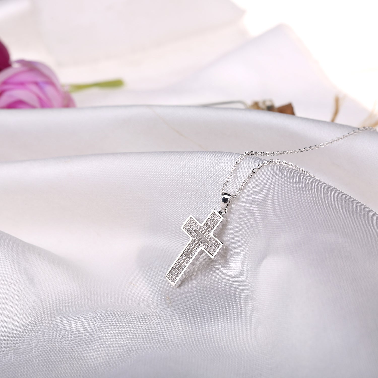 How Great Thou Art Swarovski Crystals Necklace