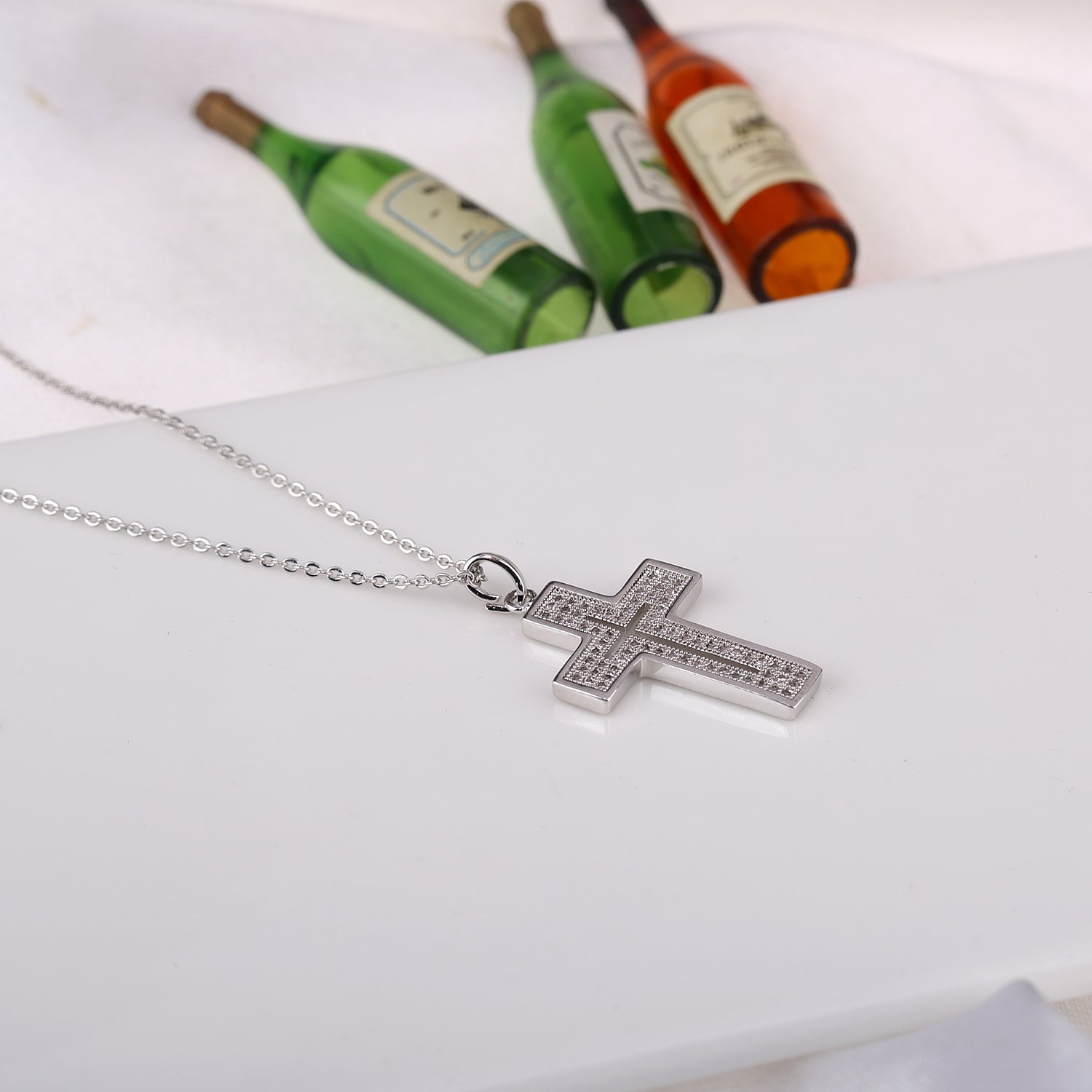 How Great Thou Art Swarovski Crystals Necklace