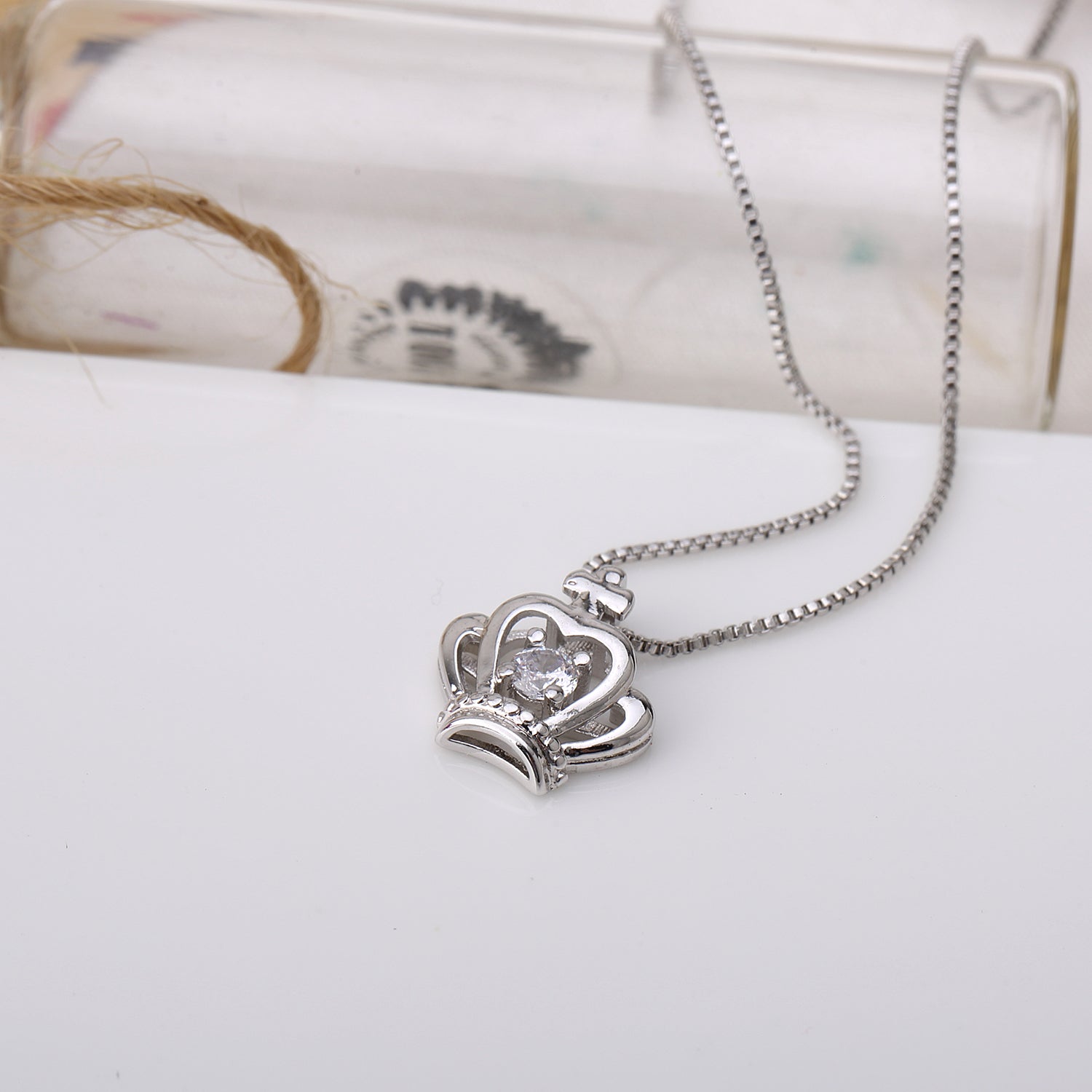 Royal Crown Crystals Necklace