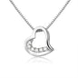 Sparkling Crystals Heart Necklace