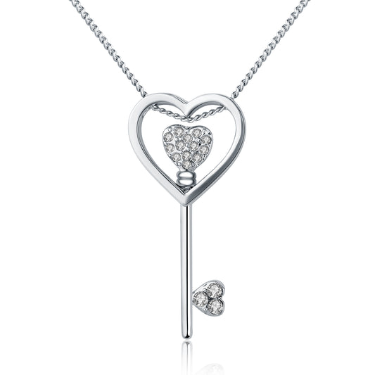 Key to Success Swarovski Crystal Necklace