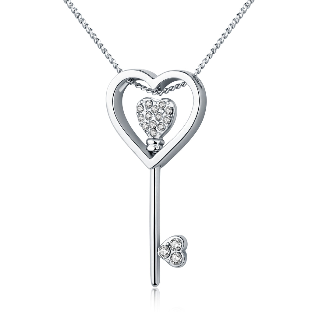 Key to Success Swarovski Crystal Necklace