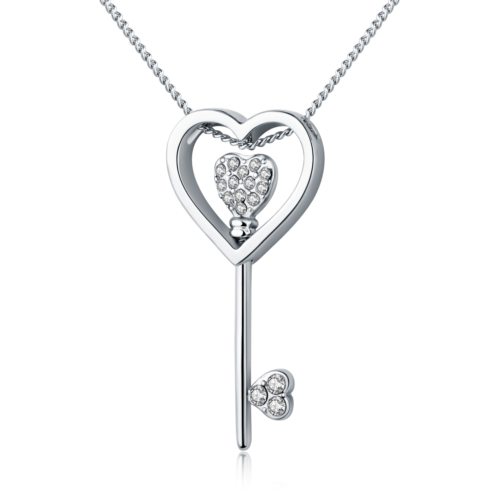 Key to Success Swarovski Crystal Necklace