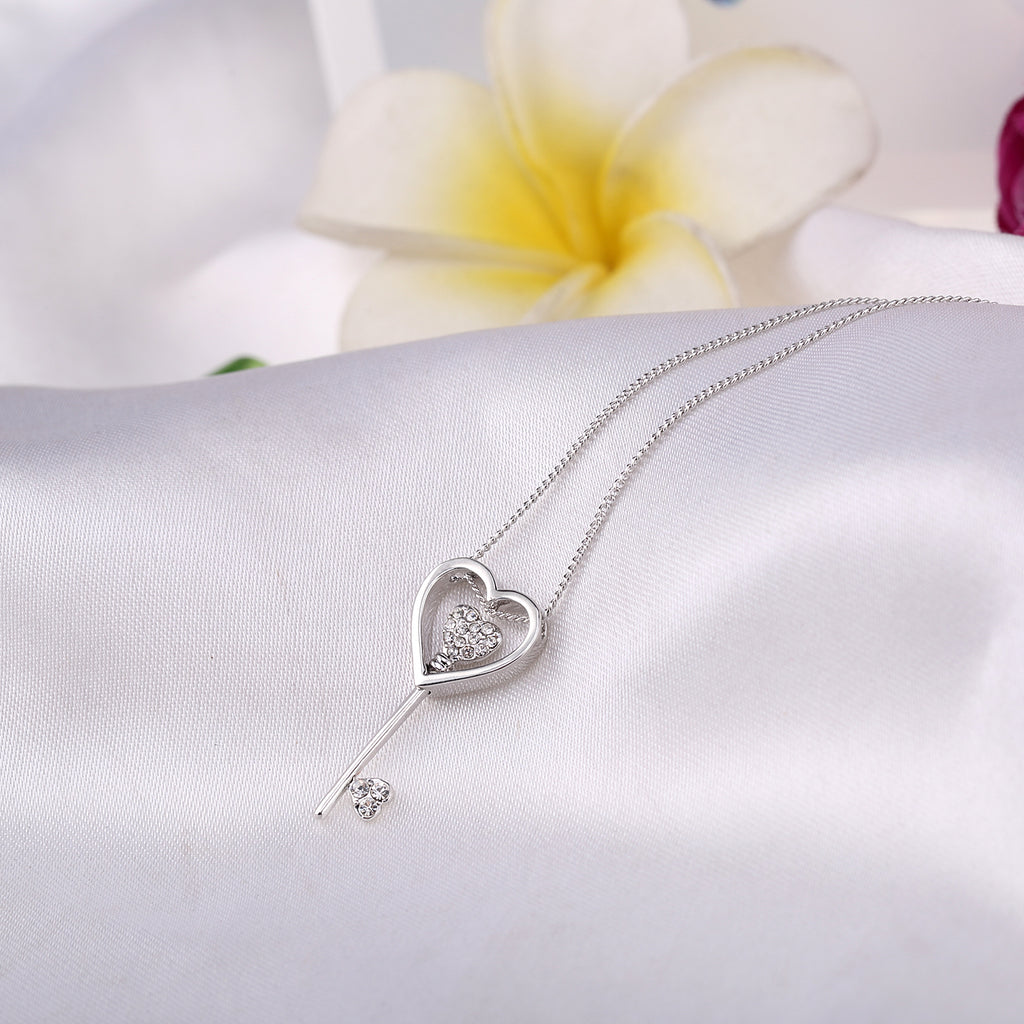 Key to Success Swarovski Crystal Necklace