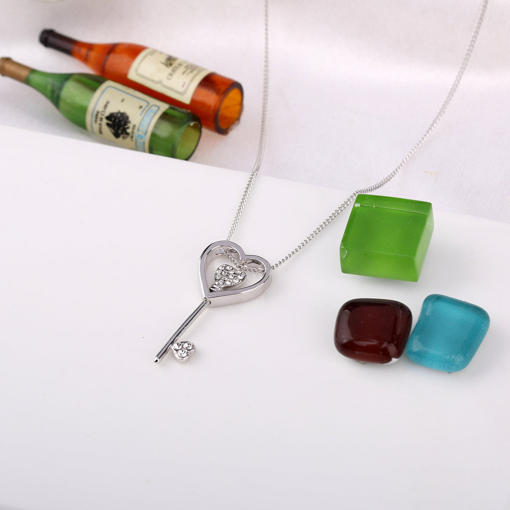 Key to Success Swarovski Crystal Necklace