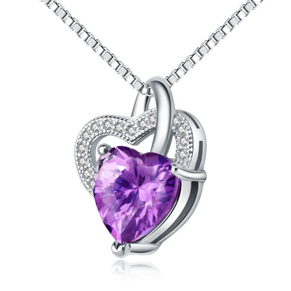 Love you with my whole Heart Crystals Necklace