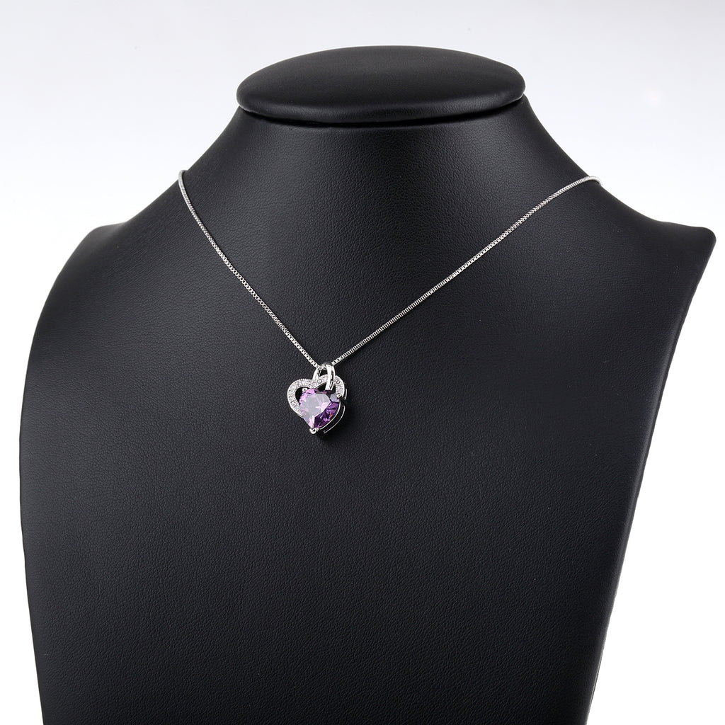 Love you with my whole Heart Crystals Necklace