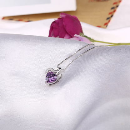 Love you with my whole Heart Crystals Necklace