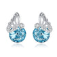 Sparkling Butterfly Swarovski Crystal S925 Earrings