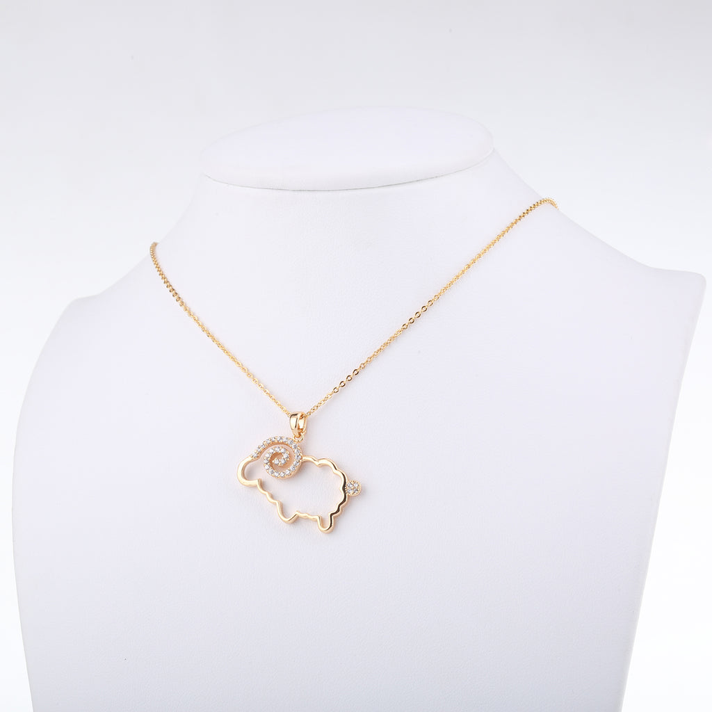 Kruckel; 5011031 Sheep / Mutton / Lamb / Yeanling / Goat Sparkling necklace;