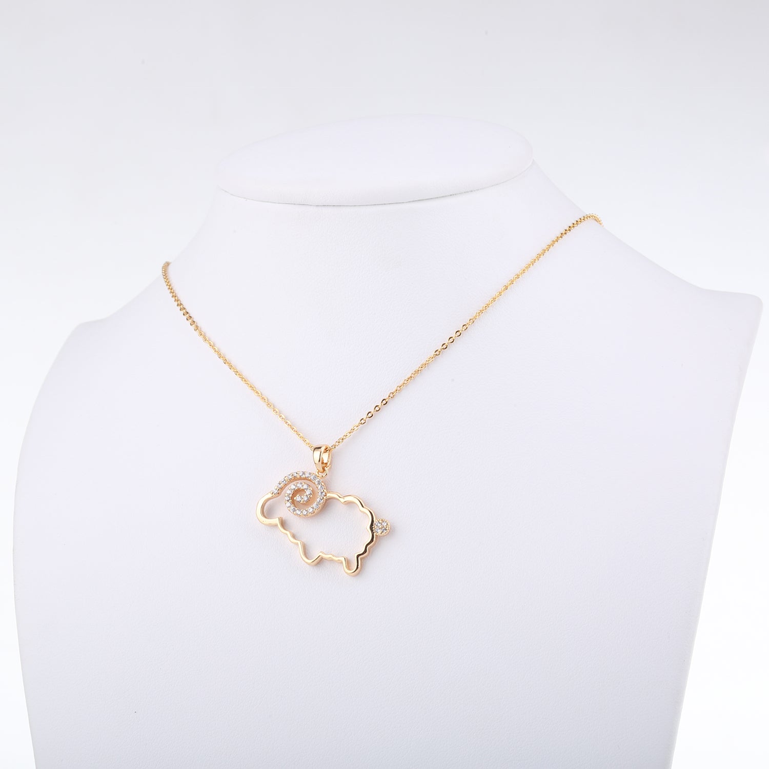 Kruckel; 5011031 Sheep / Mutton / Lamb / Yeanling / Goat Sparkling necklace;