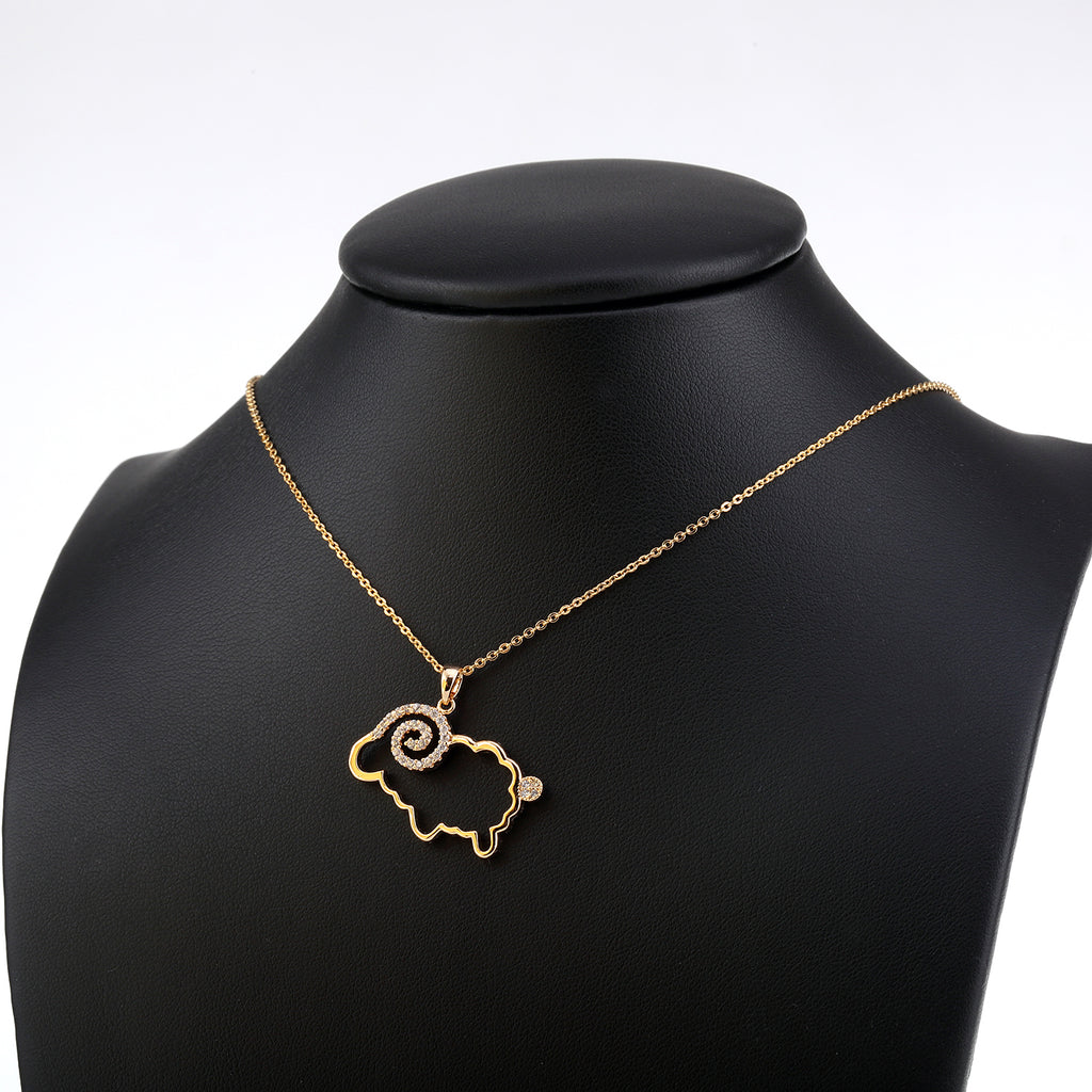 Kruckel; 5011031 Sheep / Mutton / Lamb / Yeanling / Goat Sparkling necklace;